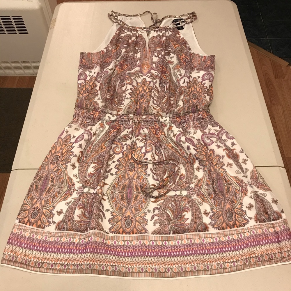 White House Black Market Midi Dress Large